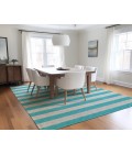 Chantille ACN530 Turquoise 5' x 7'6" Rug