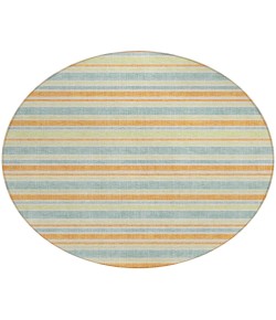 Addison Chantille ACN531 Orange 8 ft. x 8 ft. Round Rug