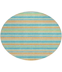 Addison Chantille ACN531 Teal 8 ft. x 8 ft. Round Rug