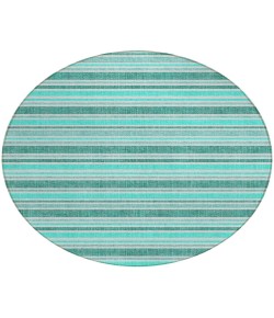 Addison Chantille ACN531 Turquoise 8 ft. x 8 ft. Round Rug