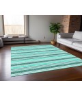 Chantille ACN531 Turquoise 5' x 7'6" Rug