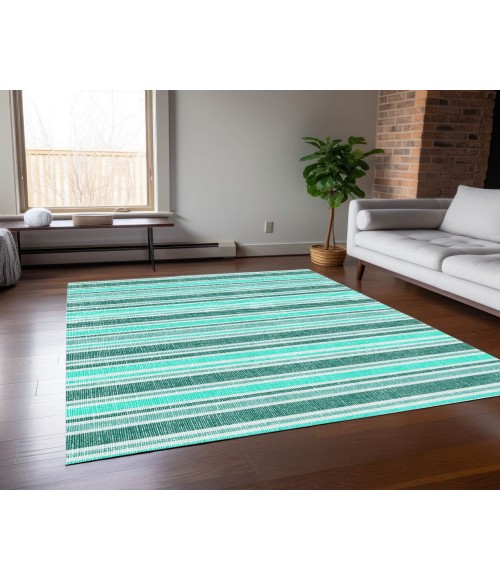 Chantille ACN531 Turquoise 5' x 7'6" Rug