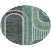 Addison Chantille ACN532 Emerald 8 ft. x 8 ft. Round Rug