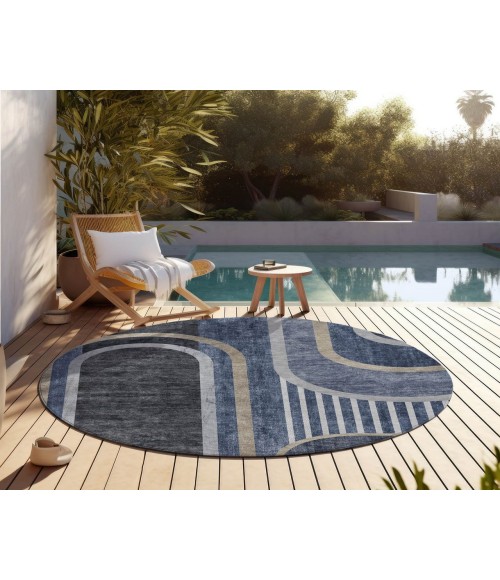 Chantille ACN532 Navy 8' x 8' Rug