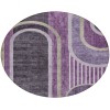 Addison Chantille ACN532 Purple 8 ft. x 8 ft. Round Rug