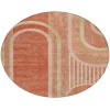 Addison Chantille ACN532 Salmon 8 ft. x 8 ft. Round Rug