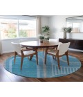 Chantille ACN532 Teal 8' x 8' Rug