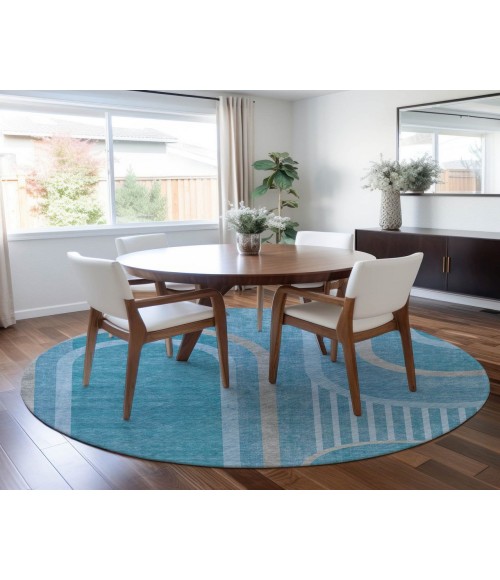 Chantille ACN532 Teal 8' x 8' Rug