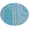 Addison Chantille ACN532 Teal 8 ft. x 8 ft. Round Rug