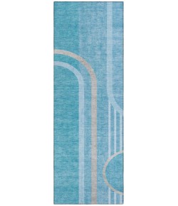 Addison Chantille ACN532 Teal 2 ft. 3 in. x 7 ft. 6 in. Runner Rug