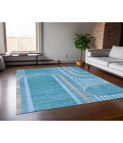Chantille ACN532 Teal 2'6" x 3'10" Rug