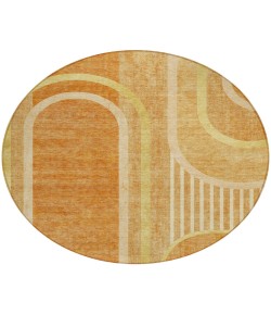 Addison Chantille ACN532 Terracotta 8 ft. x 8 ft. Round Rug