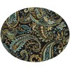 Addison Chantille ACN533 Black 8 ft. x 8 ft. Round Rug