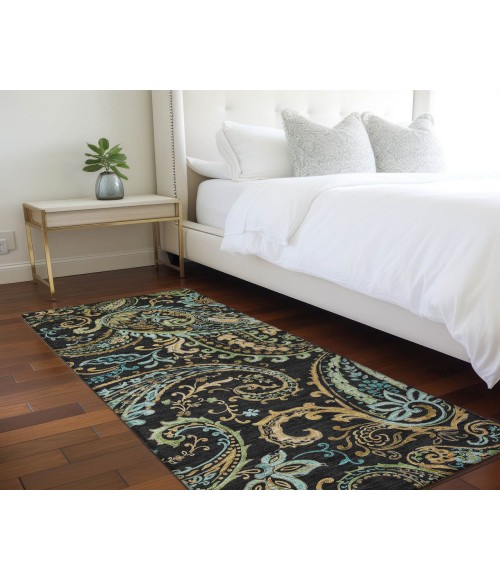 Chantille ACN533 Black 2'3" x 7'6" Rug