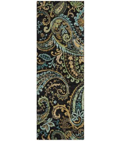 Addison Chantille ACN533 Black 2 ft. 3 in. x 7 ft. 6 in. Runner Rug