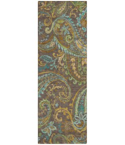 Addison Chantille ACN533 Chocolate 2 ft. 3 in. x 7 ft. 6 in. Runner Rug