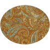 Addison Chantille ACN533 Paprika 8 ft. x 8 ft. Round Rug