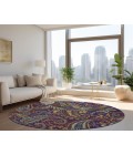 Chantille ACN533 Purple 8' x 8' Rug