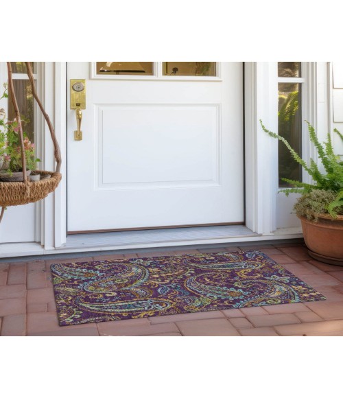 Chantille ACN533 Purple 1'8" x 2'6" Rug