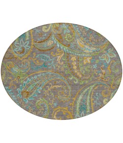 Addison Chantille ACN533 Taupe 8 ft. x 8 ft. Round Rug