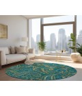 Chantille ACN533 Teal 8' x 8' Rug