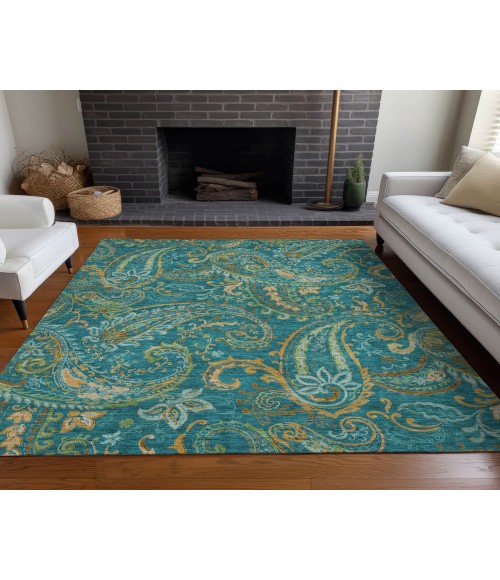 Chantille ACN533 Teal 8' x 10' Rug