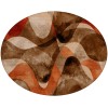 Addison Chantille ACN536 Chocolate 8 ft. x 8 ft. Round Rug