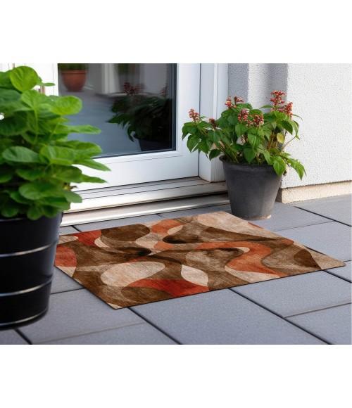 Chantille ACN536 Chocolate 1'8" x 2'6" Rug