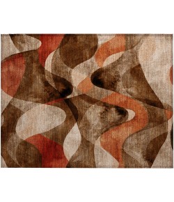 Addison Chantille ACN536 Chocolate 1 ft. 8 in. x 2 ft. 6 in. Rectangle Rug