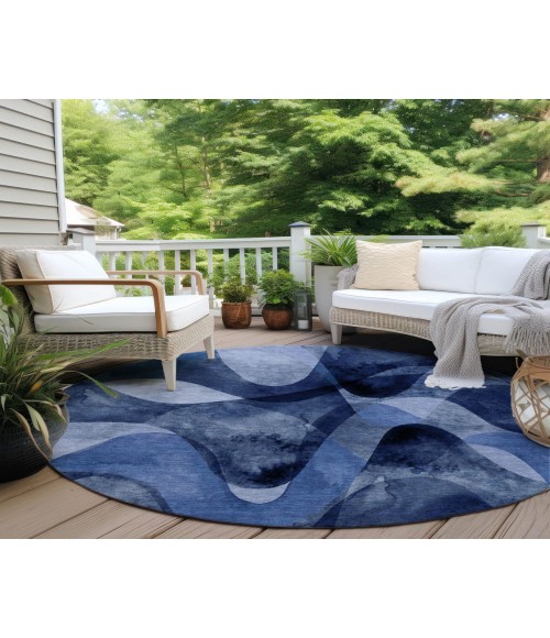 Chantille ACN536 Navy 8' x 8' Rug