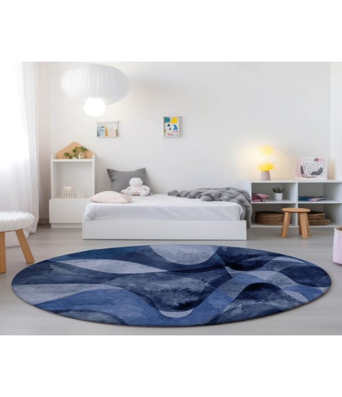 Chantille ACN536 Navy 8' x 8' Rug