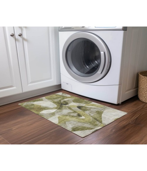 Chantille ACN536 Olive 1'8" x 2'6" Rug