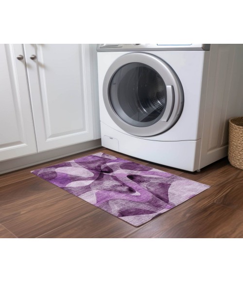 Chantille ACN536 Purple 1'8" x 2'6" Rug