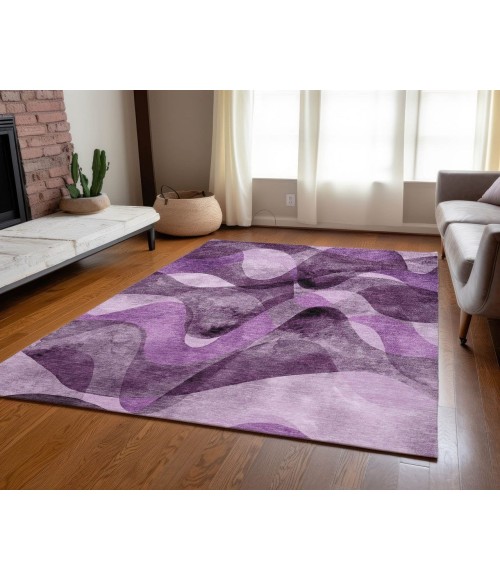 Chantille ACN536 Purple 8' x 10' Rug