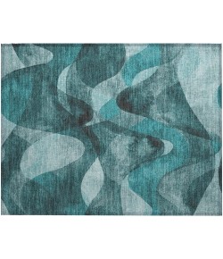 Addison Chantille ACN536 Teal 1 ft. 8 in. x 2 ft. 6 in. Rectangle Rug