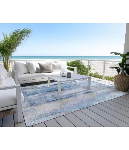 Chantille ACN537 Blue 3' x 5' Rug