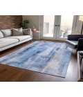 Chantille ACN537 Blue 3' x 5' Rug