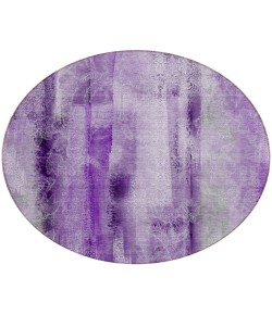 Addison Chantille ACN537 Purple 8 ft. x 8 ft. Round Rug