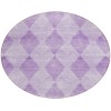 Addison Chantille ACN539 Lavender 8 ft. x 8 ft. Round Rug