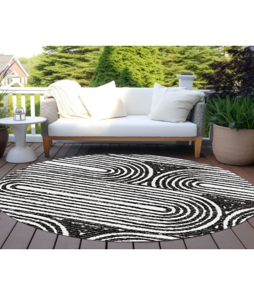 Chantille ACN540 Black 8' x 8' Rug