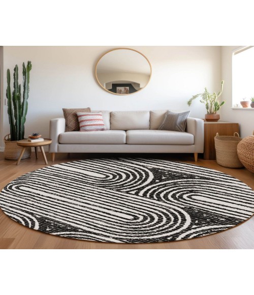 Chantille ACN540 Black 8' x 8' Rug