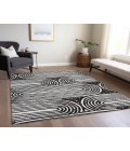 Chantille ACN540 Black 9' x 12' Rug