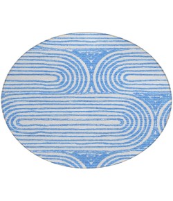 Addison Chantille ACN540 Blue 8 ft. x 8 ft. Round Rug