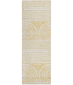 Addison Chantille ACN540 Gold 2 ft. 3 in. x 7 ft. 6 in. Runner Rug