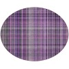 Addison Chantille ACN541 Purple 8 ft. x 8 ft. Round Rug
