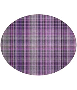 Addison Chantille ACN541 Purple 8 ft. x 8 ft. Round Rug