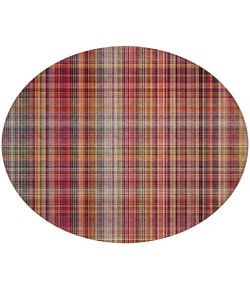 Addison Chantille ACN541 Red 8 ft. x 8 ft. Round Rug