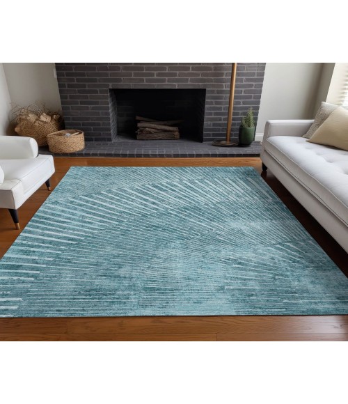 Chantille ACN542 Teal 9' x 12' Rug