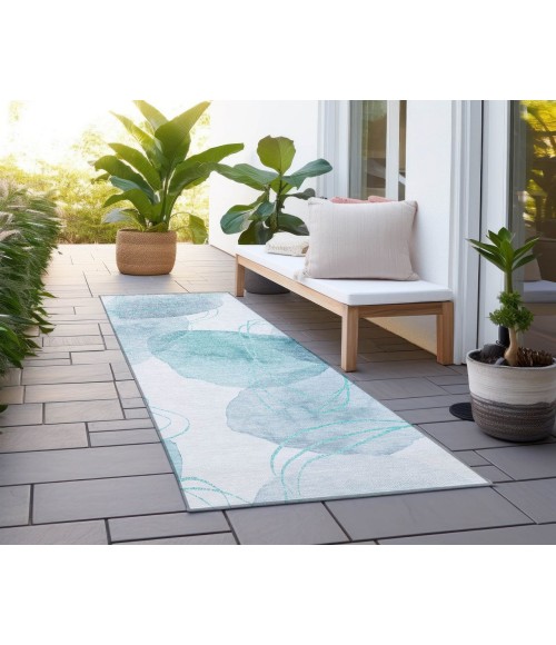 Chantille ACN544 Teal 2'3" x 7'6" Rug