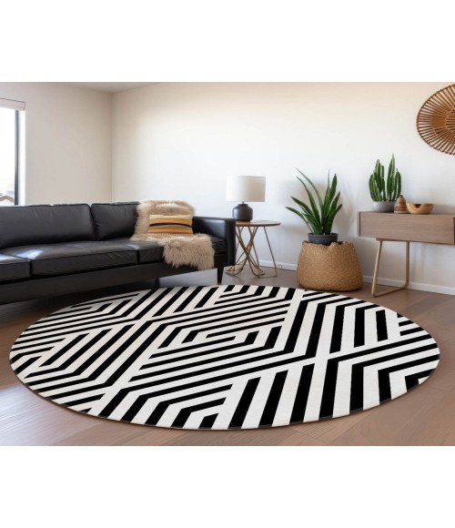 Chantille ACN550 Black 8' x 8' Rug